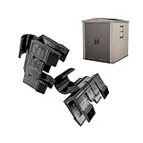 2Pcs Replacement Hinges for Keter Factor Apex Sheds 2018 Model Spare Part Garden Storage Unit Plastic