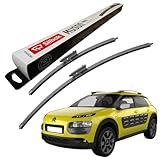 Silbak Windscreen Wipers, fits for CITROEN C4 CACTUS (2014 ONWARDS) Front Wiper Blades, 600mm/480mm