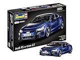Revell 07698 Audi RS e-tron GT (Click System) 1:24 Scale Unbuilt, Pre-coloured, Click-Together (Non-Glue, Plastic Model Kit