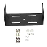 Radio Mounting Bracket, Metal Car Dash Radio Mounting Bracket, Portable Adjustable Universal Radio Panel Bracket for MBF4 IC-2730 ID-4100