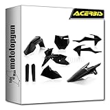 acerbis 0021741.090 plastic full kit black compatible with ktm sx-f 250 2016 2017 2018 mototopgun