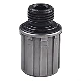 Desiumite Steel Hub Body for QUANDO For NovaTec Fastace 8-11 Speed For Bike Freewheel Replacement with Washer Compatible with 8-10s and 8-11s Cassette Systems(8-10s black loose beads)