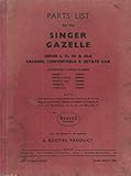 Singer Gazelle Series I, II, III & IIIA: Parts List : Saloon, Convertible and Estate Car