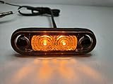 mure QUICK FIT LED MARKER LIGHT AMBER 12V 24V HELLA STYLE KELSA BAR LAML001QF