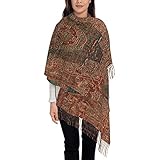 Bohemian Medallion Antique Oriental Turkish Shawl Fashion Stole Scarf Soft Shawl Wrap With Tassel