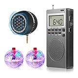 Pqahffowr 4Pcs Spirit Box Equipment Kit with2 LED Cat Ball 1 Spirit Box Speaker Paranormal Equipment Kit Office Outdoor