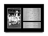HWC Trading A4 Leeds United 1972 FA Cup Winners Printed Memorabilia Signed Autograph Photograph Display for Football Fans and Supporters - A4