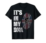 Cycling Team Flag GB It's In My DNA Union Jack T-Shirt