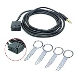 shorecofei 6000CD AUX-IN Wire Adapter Car Stereo 6000-CD AUX CABLE For Ford Fiesta Focus 6000 CD