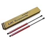 Hood Struts/Lift Supports for 2005- civic Type R FN2 FD2 | With Installation Guide | Auto Modification Parts | 1-Year Quality Warranty (Carbon fiber (Red))