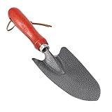 Hand Garden Trowel - Depth Measurement, Non-Slip Thumb Grip, Transplanting, Plant Scoop, Weeding, Moving and Smoothing Digging, Planting, Gardening Tool