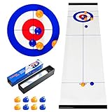 CS COSDDI Tabletop Games,Curling Game,Portable Team Board Game,Tabletop Training Family Party Games for Kids Adults Indoor Travel