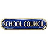School Council Bar Badge Lapel Pin (Blue)