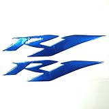 Blue 3D Logo Emblem Sticker Decal Polish Gloss Raise Up for Yamaha YZF R1