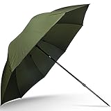 DNA Leisure NGT 45" Brolly Umbrella Green with Tilt Function Waterproof Carp Fishing