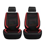 AUJSHDH Car Seat Covers,for Audi S3 2020-2024 Comfortable Driver Passenger Seat Protector Side Airbag Compatible, Tire Tracks Car Seat Protectors,B