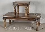 Oak and Pine Online Classically Modern Indian Thakat Jali Solid Sheesham Rosewood Medium Coffee Table Living Room Furniture PRICE FOR 1 TABLE