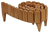 Woodside Log Roll Wooden Border Fence - 203cm x 10cm