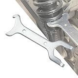 HDBUBALUS Motorcycle Rear Shock Adjustment Spanner Wrench Tool Fit for Harley Sportster 883 1200 XL Custom Softail Touring FLHR Dyna Fat Boy