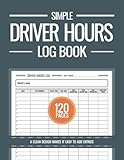 Driver Hours Log Book: Drivers Hours and Working Time Log Book, Daily Driving and Working Hours Tracker: for Truckers, Lorry Drivers and Delivery Employees