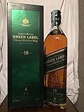 Johnnie Walker Green Label 15yo old bottle with case 70cl
