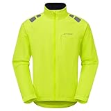 Ettore Mens Cycling Jacket Waterproof Breathable High Visibility - Night Eagle Evo - Yellow - XL