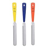 Alomejor Guitar Nut Files 3Pcs Guitar Fret File Bridge Nut File Nail Puller Repair Luthiers Tool for Guitar Banjo String Musical Instrument