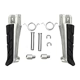 Alamor Motorcycle Front Footrest Pedal Foot Pegs compatible with Hon-da Cb250 Cbr600F Cb600F Nc700