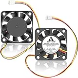 GDSTIME 40mm Fan 3 Pin, 12V 40x40x10mm Mini Computer PC Case DC Brushless Cooling Fan Replacement for CPU Cooler, Northbridge Heatsink, 3D Printers (2 Pack)