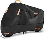 Motorcycle Cover Waterproof for Lambretta V-Special 125, with Lock Holes, UV & Wind Resistant, Anti-Scratch.