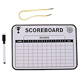 GALPADA Golf Scoreboard Double-Sided Dry Erase Board for Kids and Adults - Portable Writing Board for and Coaching