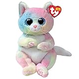 TY Jenni Cat Beanie Bellies Regular 14cm - Squishy Beanie Baby Soft Plush Toys - Collectible Cuddly Stuffed Teddy