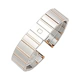SFZSUK Stainless steel watch band for Omega Constellation Double Eagle watch strap accessories