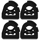 EMSea 4 Pcs Exhaust Muffler Rubber Bracket 2D0253144 143-911 Compatible with Mercedes Benz Compatible with VW