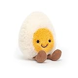 Jellycat Amuseable Happy Boiled Egg - L: 4 cm x l: 8 cm x h: 14 cm