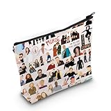 LEVLO American Story Makeup Bag Horror Story Fans Gift Horror TV Show Character Zipper Pouch Bag Horror Story Series Merch, Murde Bag