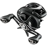 Daiwa, CC80 Casting Reel, 7.5:1 Gear Ratio, 4BB+1RB Bearings, 15 lb Max Drag, Right Hand, CC80HS Black