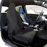 UK Custom Covers Compatible With Ford Focus RS MK2.5/MK3 Recaro Seat Covers (2011 On) Inc. Embroidery Front Waterproof Easy to Fit