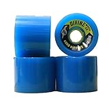Divine Road Rippers 70mm Longboard wheels - 78A, Light Blue