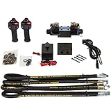 WINCHMAX 24V Hydraulic Winch Remote Control Installation Kit. Valve, Hydraulic Hose Assembly, CETOP3 Manifold Block. Wireless Remote control with Twin Handsets.