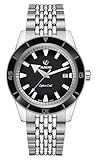 Rado Mens Captain Cook Automatic Black Dial Bracelet Watch R32505153