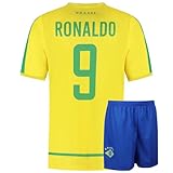 Brazil Home Soccer Jersey - Kids and Adults, Geel., 152