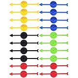 20pcs 3.94in Arrow Game Spinners, 5 Colors Durable Plastic Board Game Pieces for DIY Craft Projects Classroom Activities Replacement Parts Educational Tools (Color Combo 2)