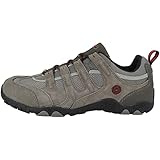 Hi-Tec Quadra Classic Men Low Rise Hiking Boots, Grey (Charcoal/Black/Red 053), 9 UK (43 EU)