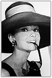 RPW Roystone Print Works Black and White Audrey Hepburn Poster Wall Art Prints Movie Stars Home Decoration A5 A4 A3 (A5)