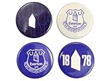 Everton FC Four Pack Button Badges