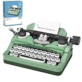 MEIEST Retro Typewriter Building Blocks Set,Creative Collectible Vintage Building Bricks Toy,Cute Home Decoration