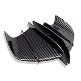 DAHJSD Motorcycle Fairing Winglets for Peugeot Satelis 250 2006-2010 – Carbon Fiber Aerodynamic Side Spoiler Wind Wing, Fairing Air Deflectors, Durable Easy Install,B