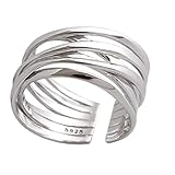 Yeory Open Ring, Rings for Women, Simple Stacking Rings 925 Sterling Silver, Finger Ring, Set for Women