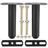 Adjustable Bed Legs, 2 Pcs Heavy Duty Center Frame Slat Support for Cabinet Sofa Bed Frame Replacement Parts 7-11(18-33cm)